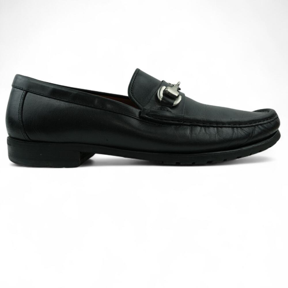 Allen Edmonds Arezzo Italian Dress‎ Loafer Mens 9.5D Black Leather Slip On